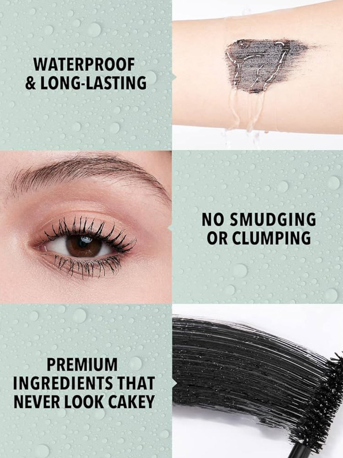 SHEGLAM 2 In 1 Black Volume and Length Waterproof Mascara