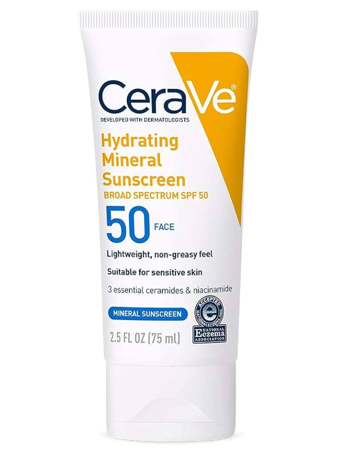 CeraVe 100% Mineral Sunscreen SPF 50