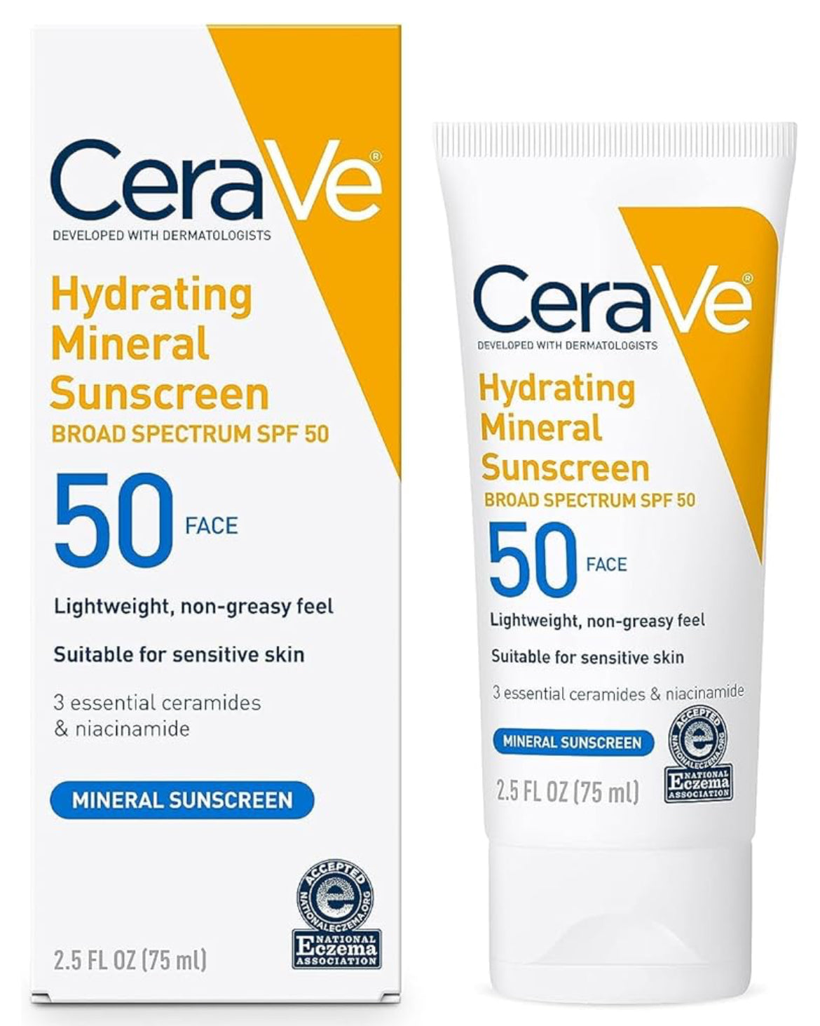 CeraVe 100% Mineral Sunscreen SPF 50