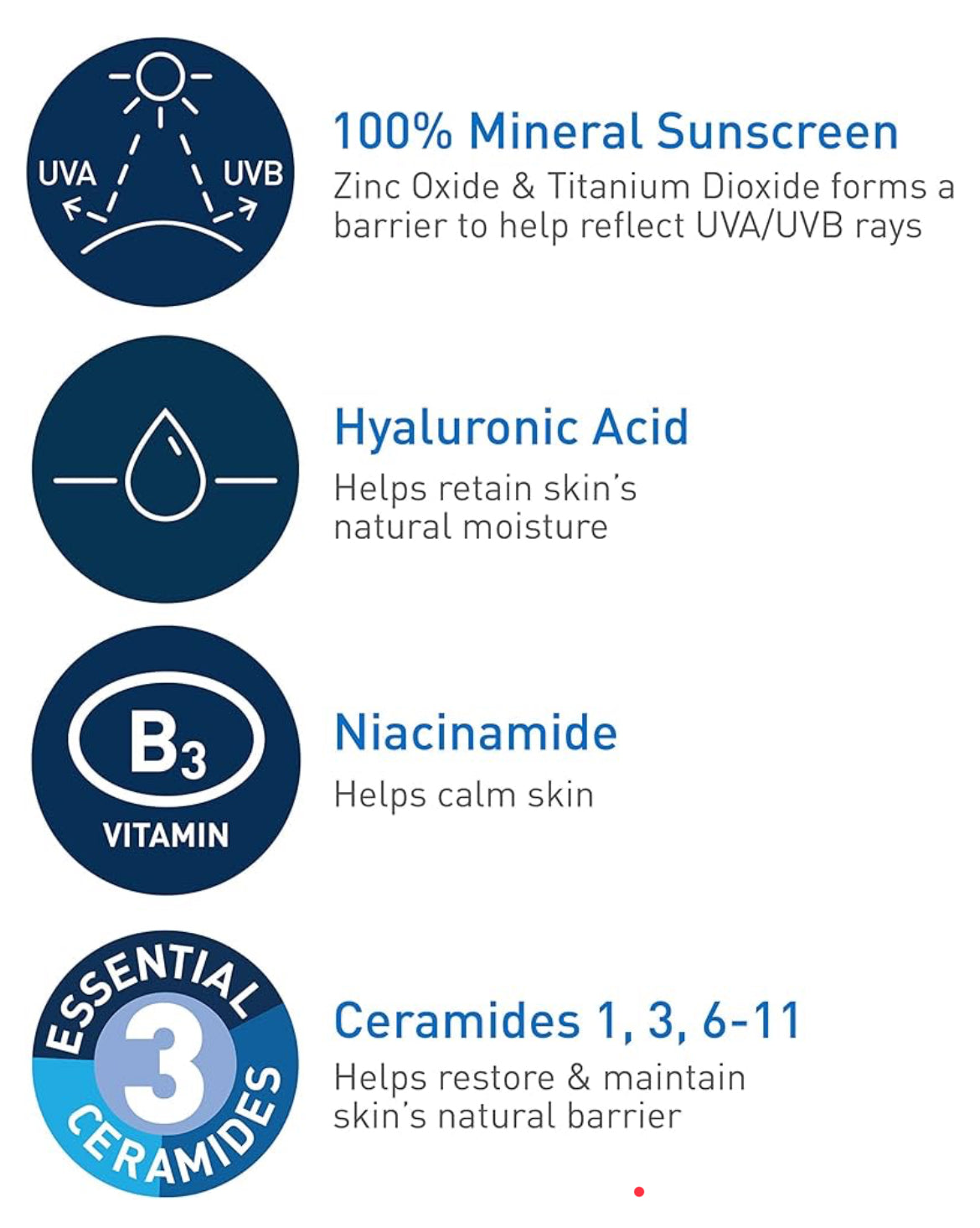 CeraVe 100% Mineral Sunscreen SPF 50