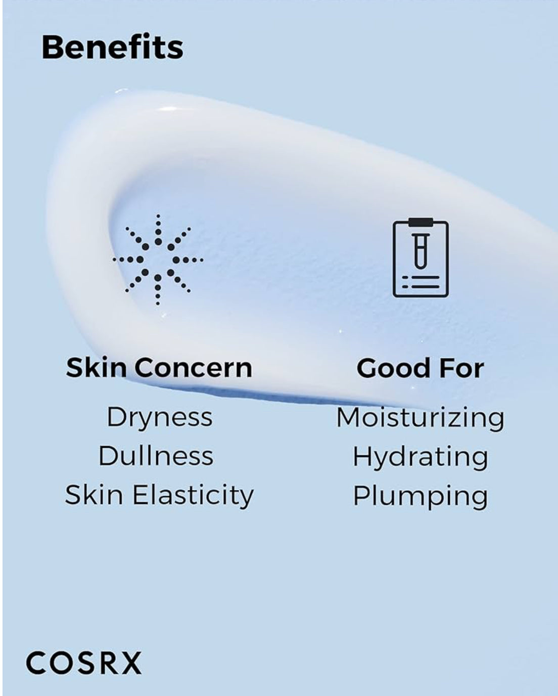 COSRX Moisturizing Cream 100g Hyaluronic Acid, Long-lasting Hydration